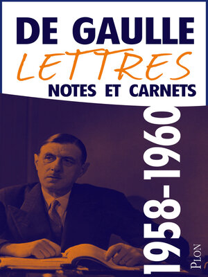 cover image of Lettres, notes et carnets, tome 8